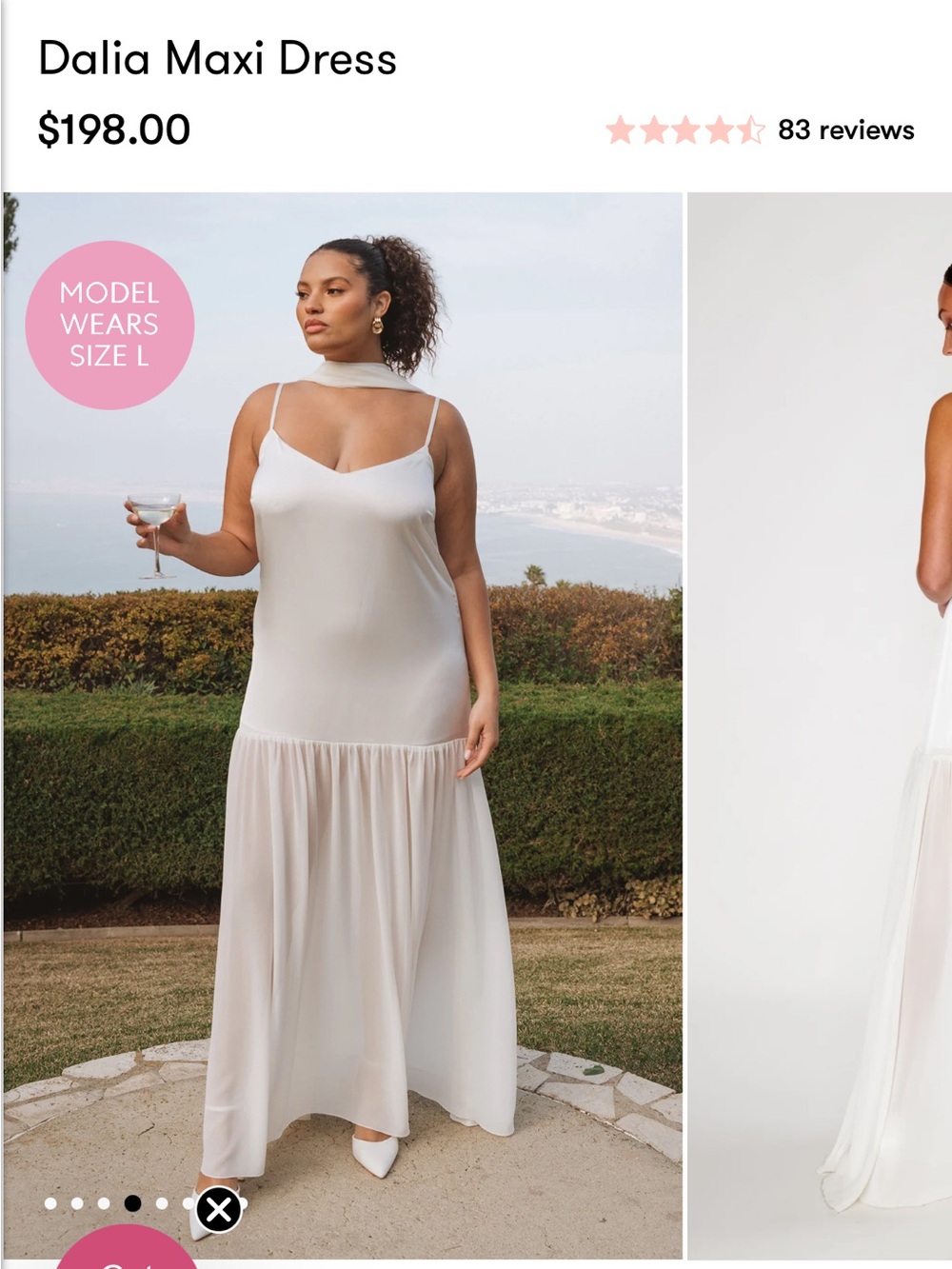 Show Me Your MuMu Dahlia Maxi Dress in Ivory